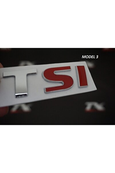 DK Tuning Volkswagen Tsi Bagaj Krom Metal 3m 3d Logo Amblem
