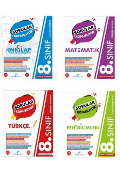 Pruva Akademi 2026 LGS 8.sınıf Sorular Konuşuyor Seti 4lü