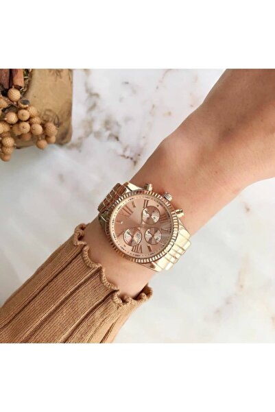 İSTLİV ساعة يد كلاسيكية روز للجنسين