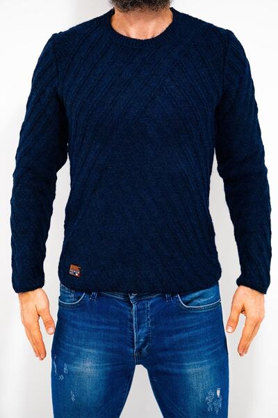Twin Slim Fit Crew Neck Sweater