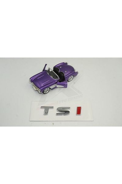 Volkswagen Tsi Compatible Luggage Chrome Abs 3m 3D Logo Emblem