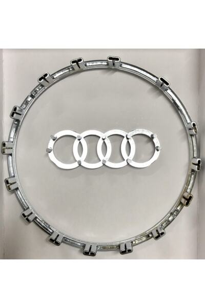 FS UYSAL OTOMOTİV Audi Uyumlu Direksiyon Logo Çerçeve Yuvarlak Model
