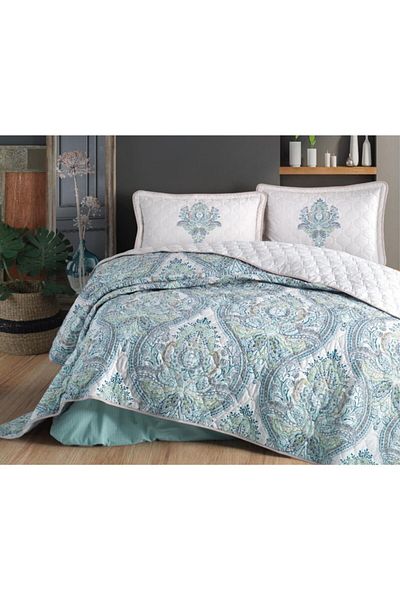 Clasy Single Bedspread Ruma Mint