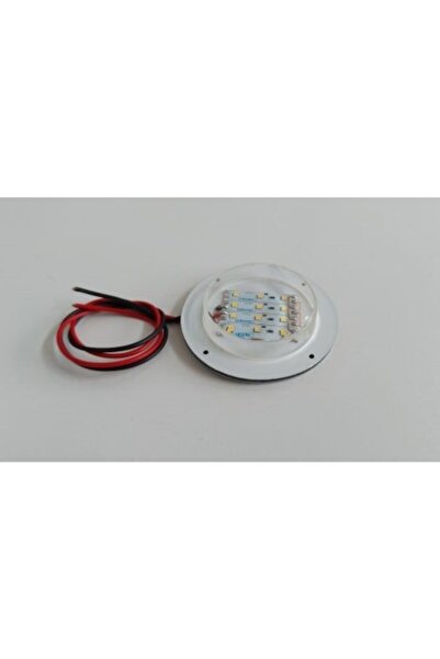 AYGEELEKTRONİK Su Geçirmez Mini Yuvarlak Led Lamba Marine Yat Tekne Karavan 1...