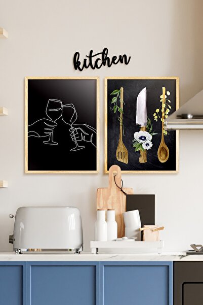 ÖZCANLAR ÇERÇEVE Çerçeveli Mutfak Duvar Dekorasyon Ürünleri Mutfak Dekoratif ...