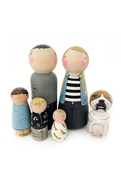 AĞAÇTANYA Doğal Peg Bebek Ailesi