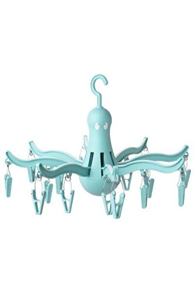IKEA Pressa Çamaşır Kurutma Askılığı, Turkuaz