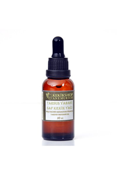 Kekikshop Anemurium Tarsus Yabani Kekik Yağı 30ml Origanum Syriacum Wild Grown Tarsus Oregano Oil