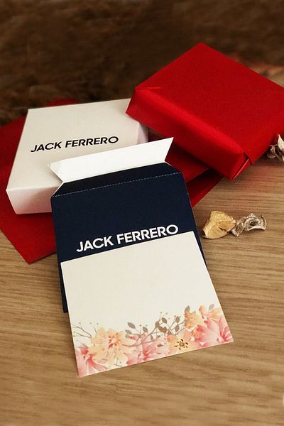 Jack Ferrero سوار جلد طبيعي للرجال، سوار مضفر بمشبك مغناطيسي بني