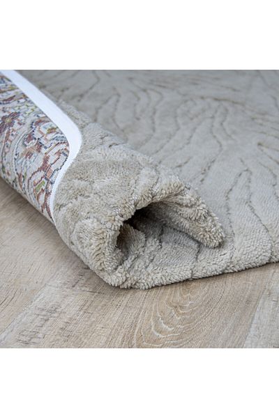 Hakan Elastic Carpet Cover Zebra Brown