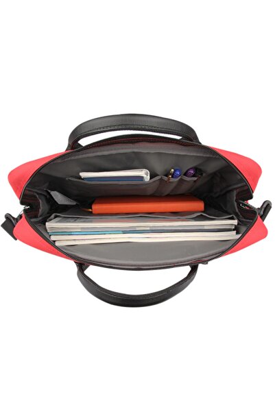 Alone Unisex Waterproof Fabric Red Briefcase 2132 Notebook Laptop Bag