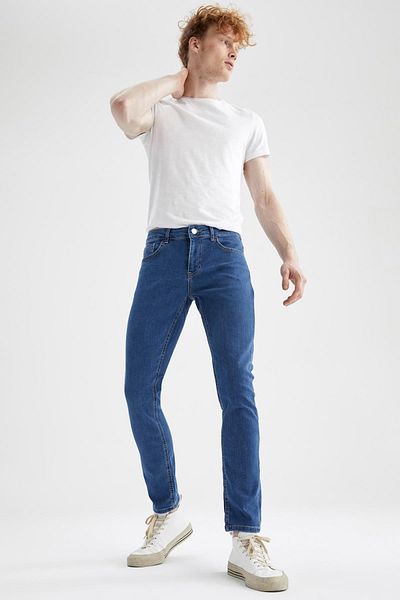 DeFacto Carlo Skinny Fit κανονική μέση στενό τζιν παντελόνι