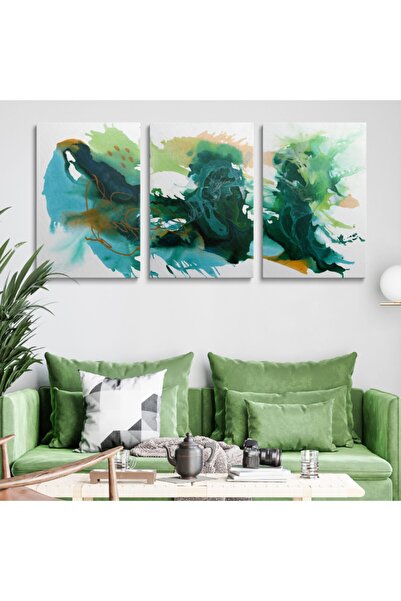 HOMEPACK Pictură murală pe pânză Set de 3 picturi pe pânză Hp133