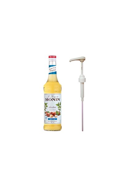 Monin Şekersiz Fındık 700ml Şurup ve Şurup Pompası