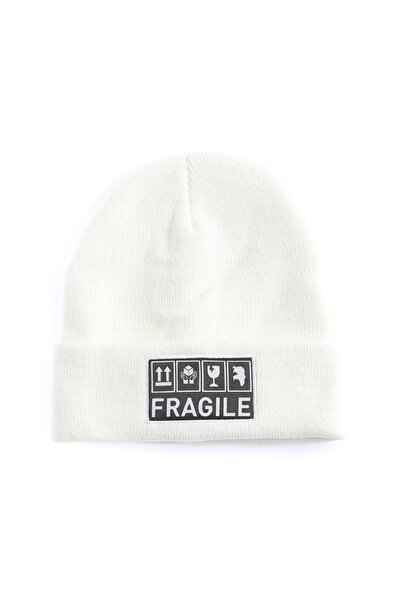 Bad Bear Beret, Standard, White