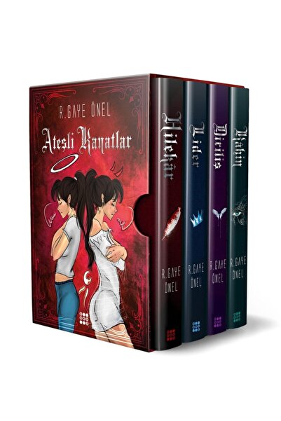 dokuzyayinlari Ateşli Kanatlar Serisi 4 Kitap Set Hilekar Diriliş Lider Kahin...