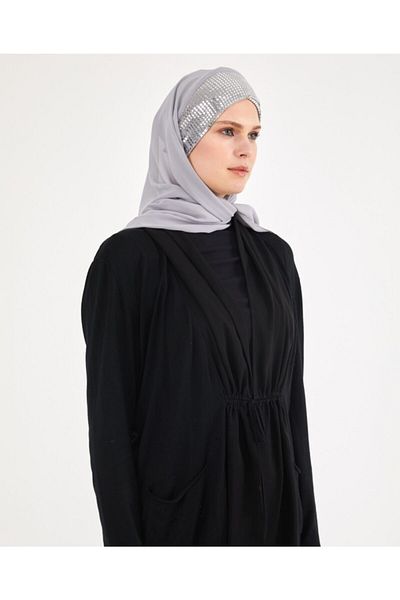 Differenza Τρίγωνο Σιφόν Κασκόλ Γκρι Ασημί