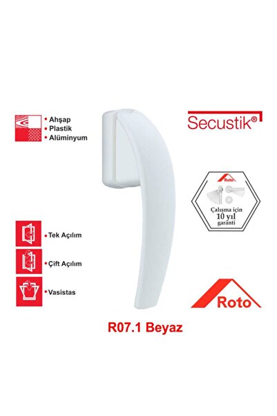 Roto Swing Secustik Pimapen Pencere Kolu (Beyaz)