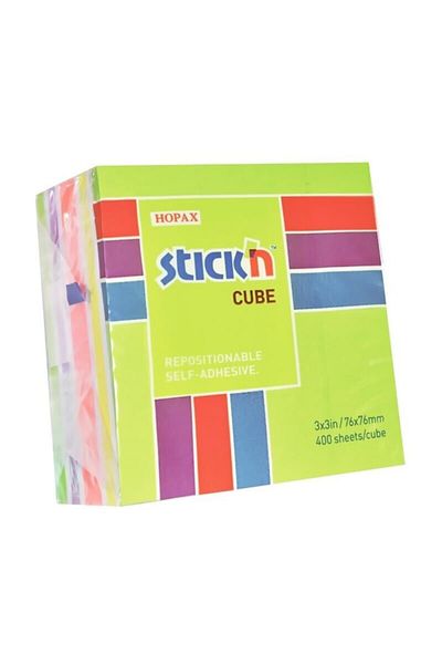 Gıpta Stickn Cube Block 5 Np Mix-a 400 Sheets 76x76 Adhesive Note Paper (21537)