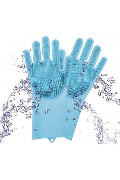 Techno Center Practical Magic Silicone Dish Washing Gloves Mixed Color