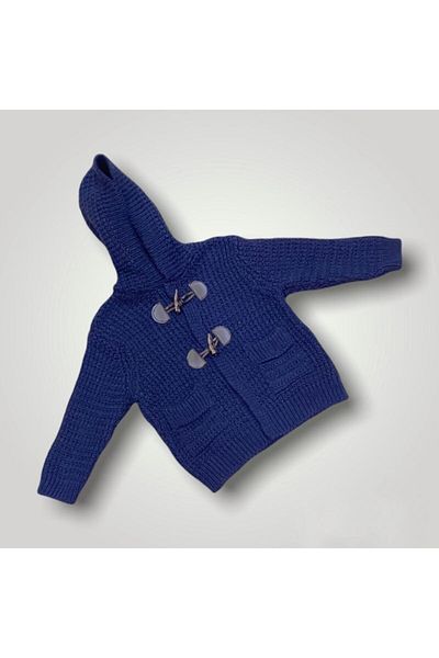 Çikoby Baby Boy Navy Blue Cardigan