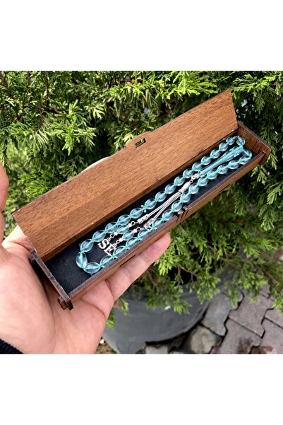 KANUNİ TESBİH Mărgele de rugăciune cu cutie de lemn cadou pentru unchi, tată,...