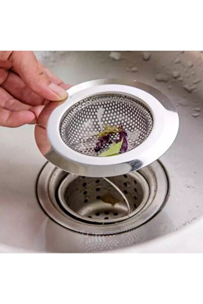 Lider Paslanmaz Çelik Lavabo Süzgeci Seyyar Eviye Süzgeci Büyük Boy Evye Süzgeci