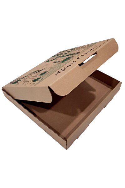 EFEPA Karton Pizza Pide Kutusu 22x22x3,5 Cm. ( 100'lü Paket )