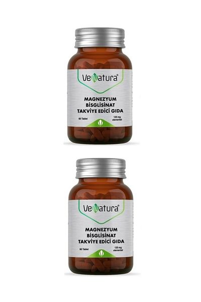 VeNatura Magnesium Bisglycinate 60 Tablets X2 Pieces