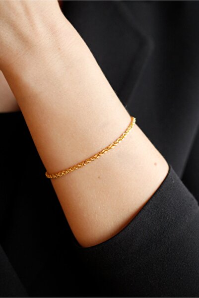 Güler Kuyumculuk Altın Halat Bileklik-künye