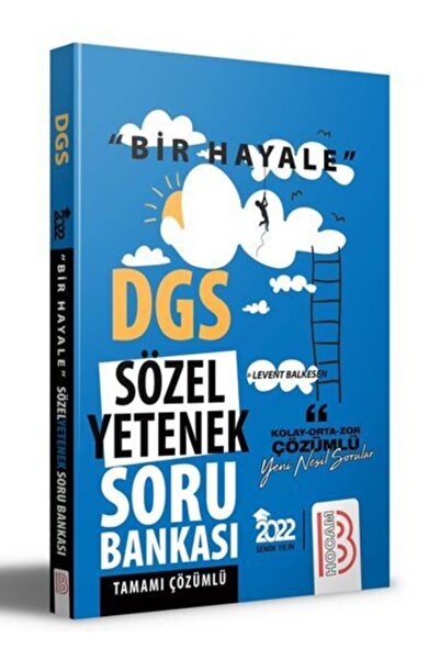 Benim Hocam Yayınevi Benim Hocam Yayınları 2022 Bir Hayale Serisi Dgs Sözel Y...