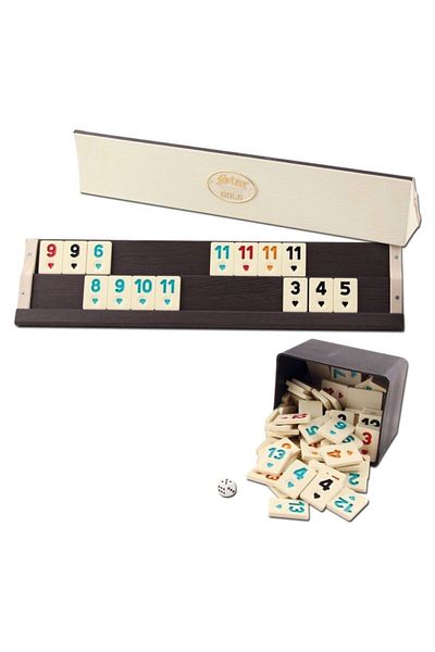 Star Oyun Gold Wooden Okey Set