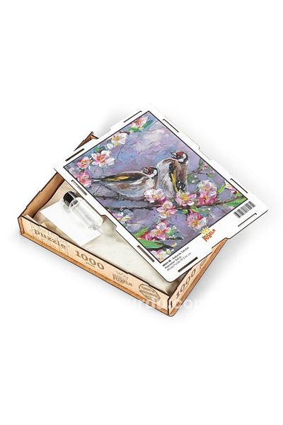 King Of Puzzle Spring Beards Wooden Puzzle 1000 Pieces