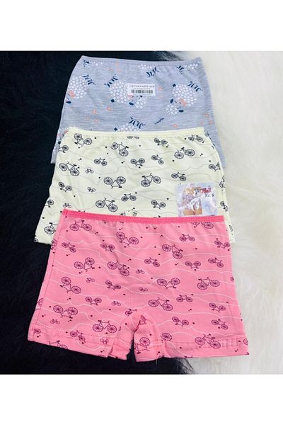 Poli Underwear Girl's 3-Piece Boxer 3