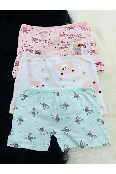 Poli Underwear Боксерки за момичета, чифт от 3 бр.