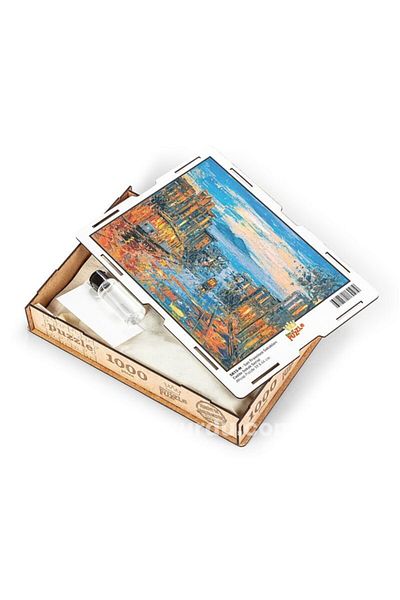 King Of Puzzle San Francisco Streets Wooden Puzzle 1000 Pieces