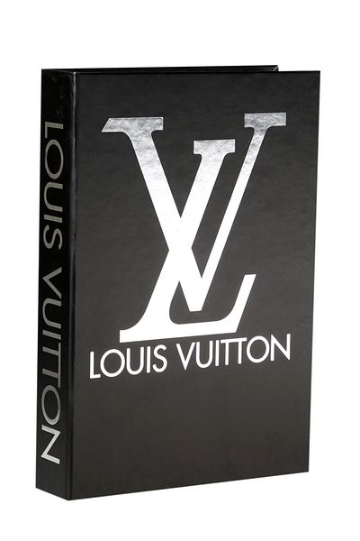 irayhomedecor Lv Black Silver Decorative Book Box
