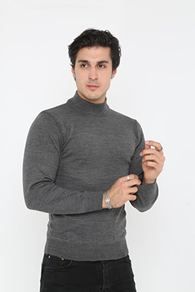 KMKkombin Ανδρικό πουλόβερ Full Size με ζιβάγκο