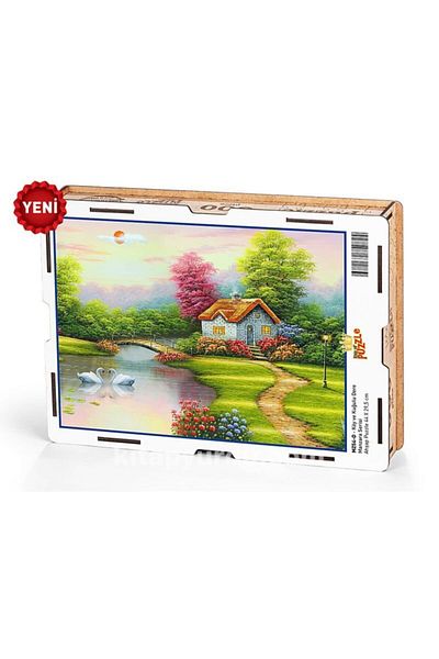 King Of Puzzle Village And Swan Creek Wooden Puzzle 500 Pieces