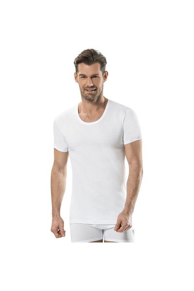 Jiber Men's 3-Piece White Crew Neck Undershirt Athlete