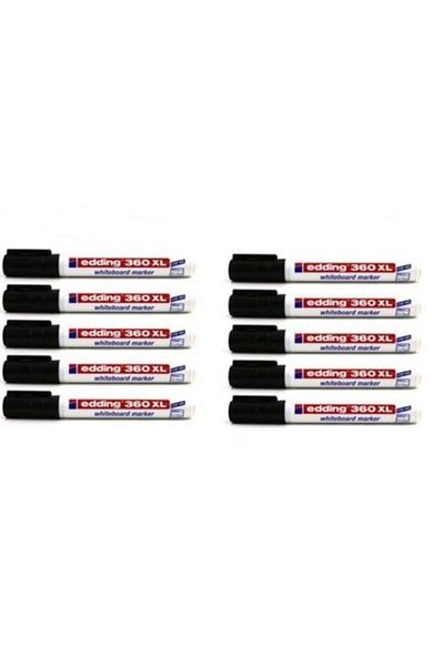Edding 360 Xl Erasable Blackboard Pen 10 Pieces Black
