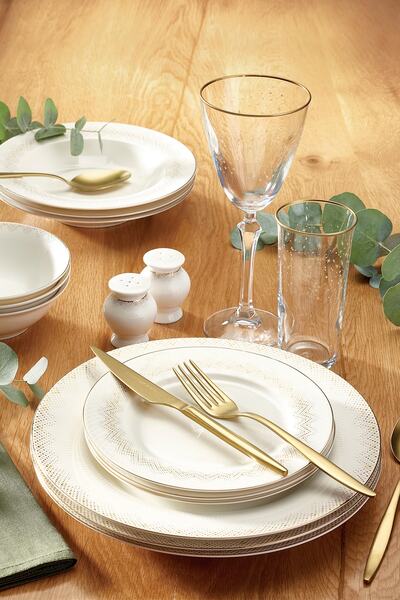 Emsan New Bone Simge 60 Parça 12 Kişilik Yemek Takımı