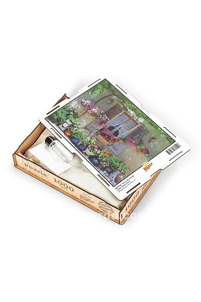 King Of Puzzle Bozcaada Street Wooden Puzzle 1000 Pieces