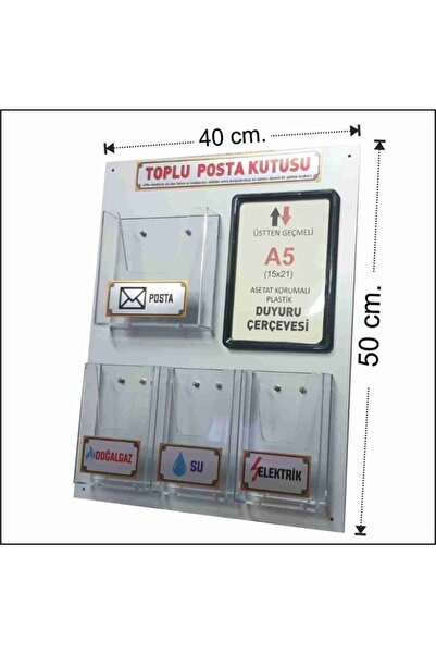 MABEN D-15 Toplu(ORTAK) Posta Kutusu
