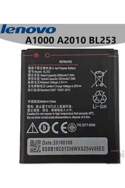 LENOVO A1000 A2010 (bl253) Batarya Pil