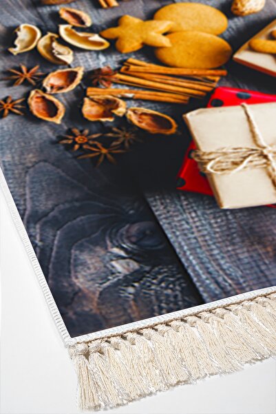 Alanur Home Eko Trend Djt 2 Li Πλενόμενη Αντιολισθητική Βάση Σετ Χαλιών Κουζίνας F5061 Κουζίνα Πολύχρωμο