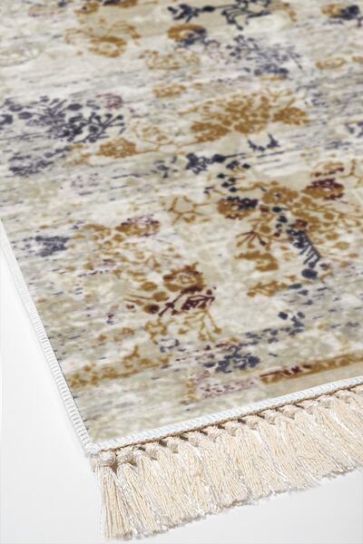 Alanur Home Eco Trend Djt Washable Non-Slip Base 3-Piece Bedroom Set M12359 Vintage Beige