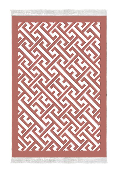 Alanur Home Eko Trend Djt 2 Pack Πλενόμενο Αντιολισθητικό Χαλάκι Μπάνιου 769 Μοντέρνα Πούδρα (60 X 100 - 50 X 60)