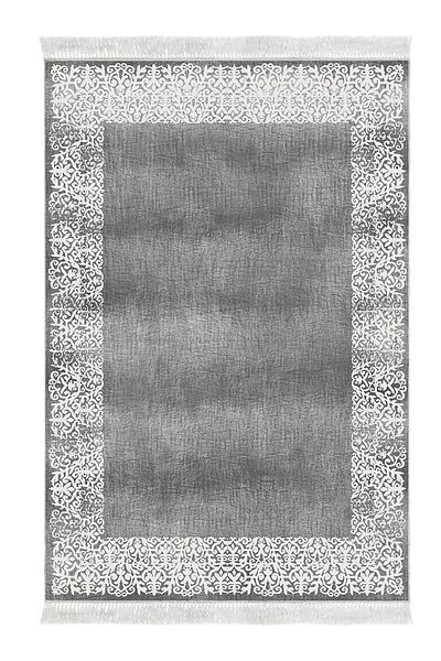 Alanur Home Eko Trend Djt 3-Pece Washable Non-Slip Σετ πατάκι μπάνιου 1460 Μοντέρνο Γκρι