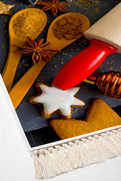 Alanur Home Eko Trend Djt 2 Li Πλενόμενη Αντιολισθητική Βάση Σετ Χαλιά Κουζίνας F5064 Κουζίνα Πολύχρωμο